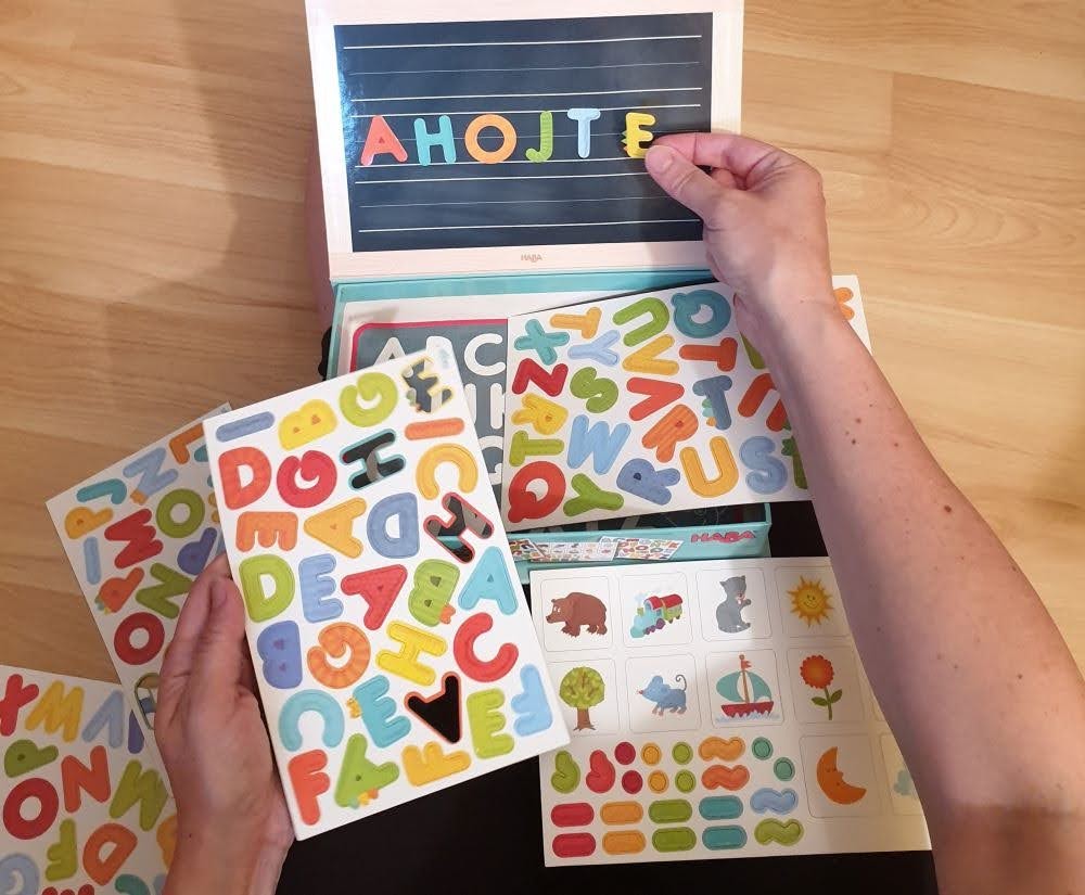 Haba Magnetická skladačka Písmená Abeceda